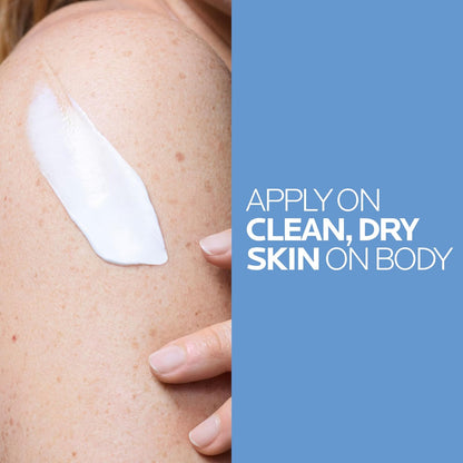 non-sticky, fast-absorbing lotion texture suitable for all-over body use