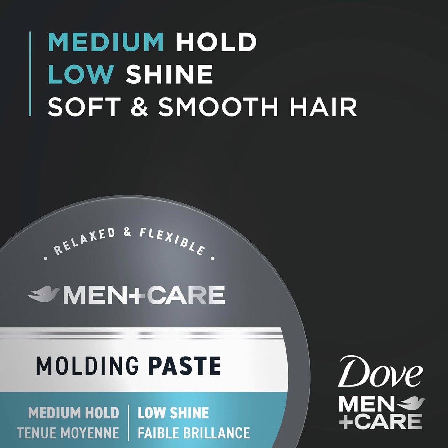 non-stiff, pliable paste consistency that avoids crunchy or flaky residue