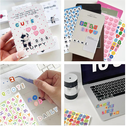 Non Toxic Alphabet Stickers Set – Educational Craft for Elementary Teachers and After School Programs