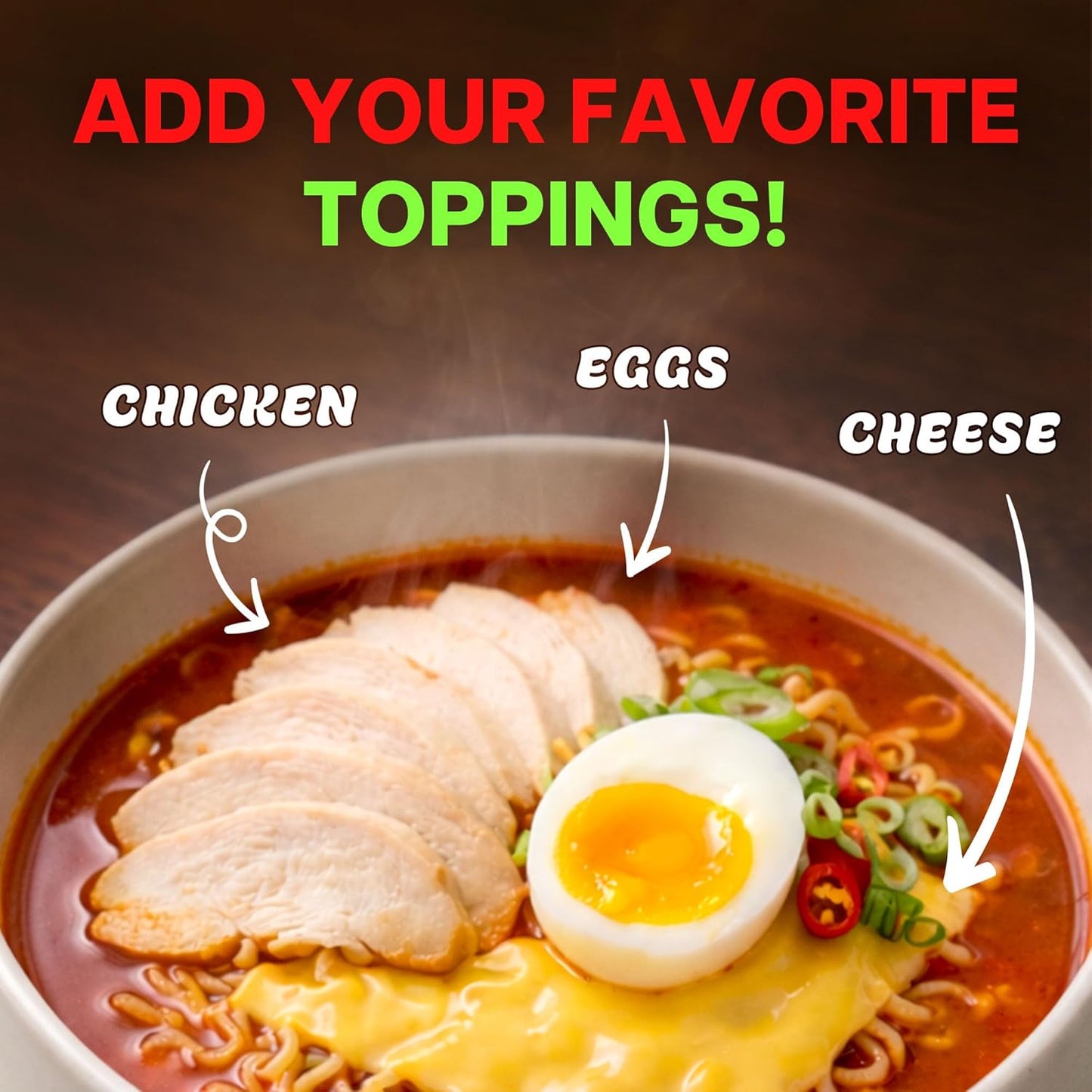 Nongshim Ramen Noodles, Family-Friendly Instant Lunch Bowl for Dorm Pantry, Microwavable Korean Hot & Spicy