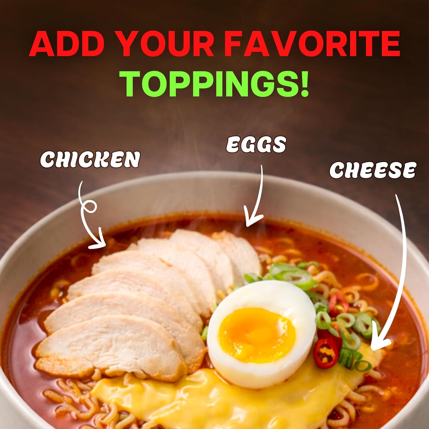 Nongshim Ramen Noodles, Family-Friendly Instant Lunch Bowl for Dorm Pantry, Microwavable Korean Hot & Spicy