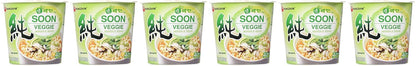 Nongshim Soon Veggie Cup Noodle – Quick Desk Lunch for Remote Workers, Microwaveable Vegan Meal Between Meetings