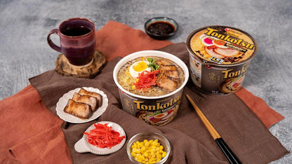 Nongshim Tonkotsu Ramen with Kuromatsu Black Garlic Oil Noodle Big Bowl, 3.56 Ounce (Pack Of 6) – Office Break Room Pantry Staple for Workday Fuel