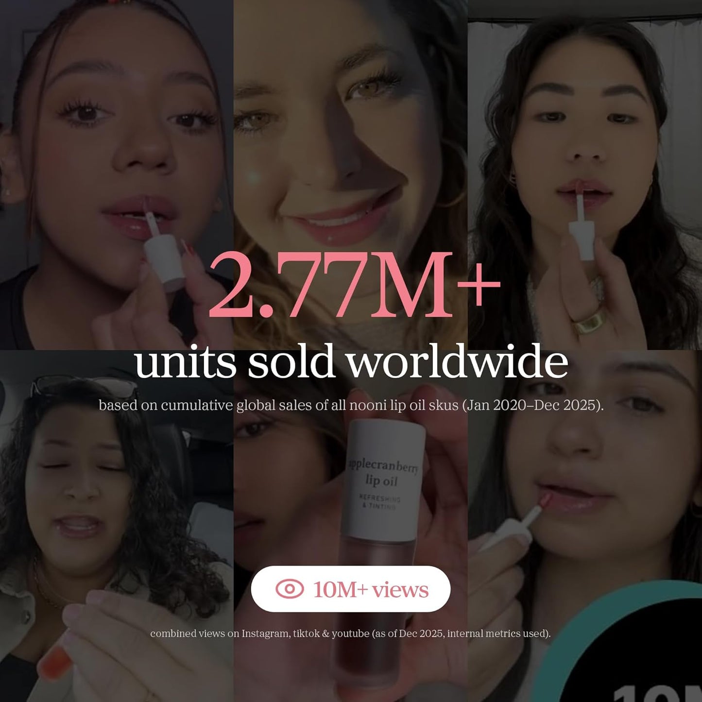NOONI Korean Lip Oil – Appleplum | Clean Vanity Essential for One-Step Hydration and Tint