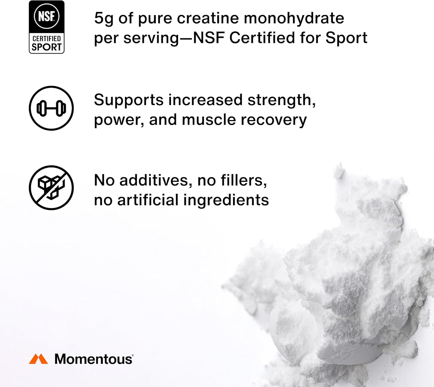 nsf certified for sport third-party purity and banned-substance testing
