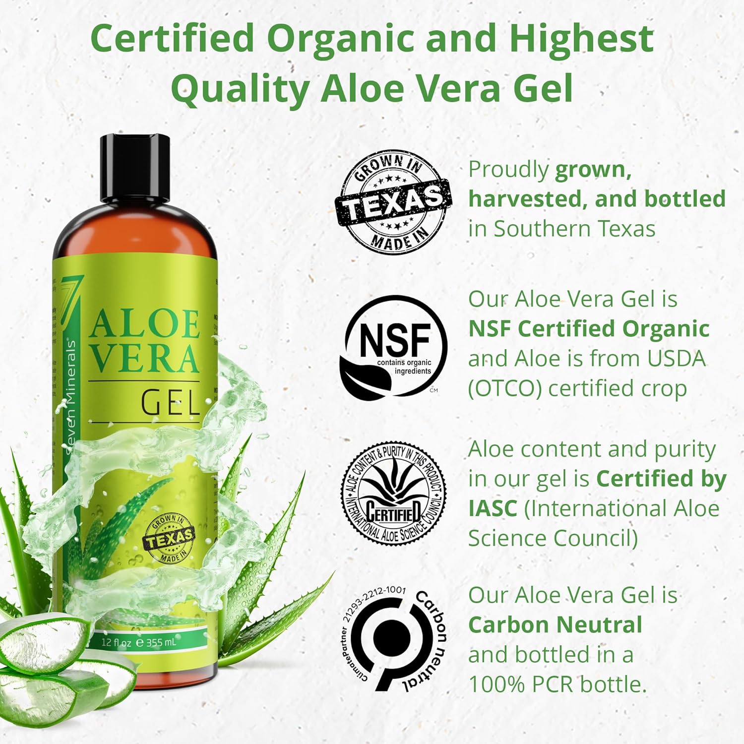 nsf organic and iasc third-party certifications