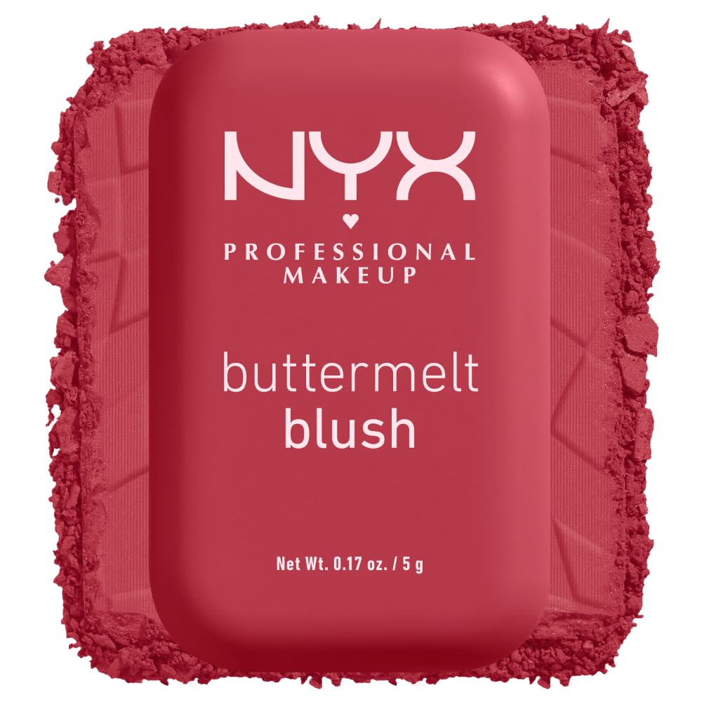 NYX Professional Makeup Buttermelt Powder Blush - Thoughtful Birthday Gift for Her with Vegan Cruelty-Free Formula