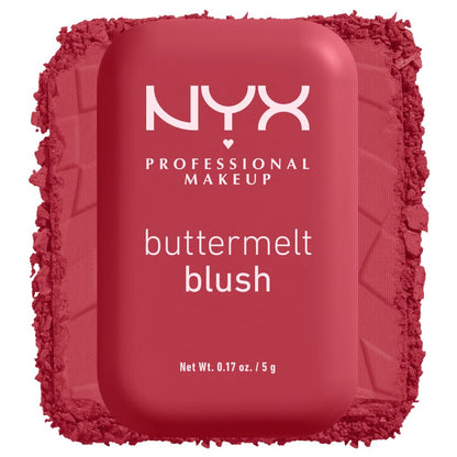 NYX Professional Makeup Buttermelt Powder Blush - Thoughtful Birthday Gift for Her with Vegan Cruelty-Free Formula