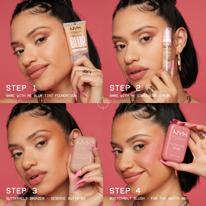 NYX Professional Makeup Buttermelt Powder Blush - Thoughtful Birthday Gift for Her with Vegan Cruelty-Free Formula