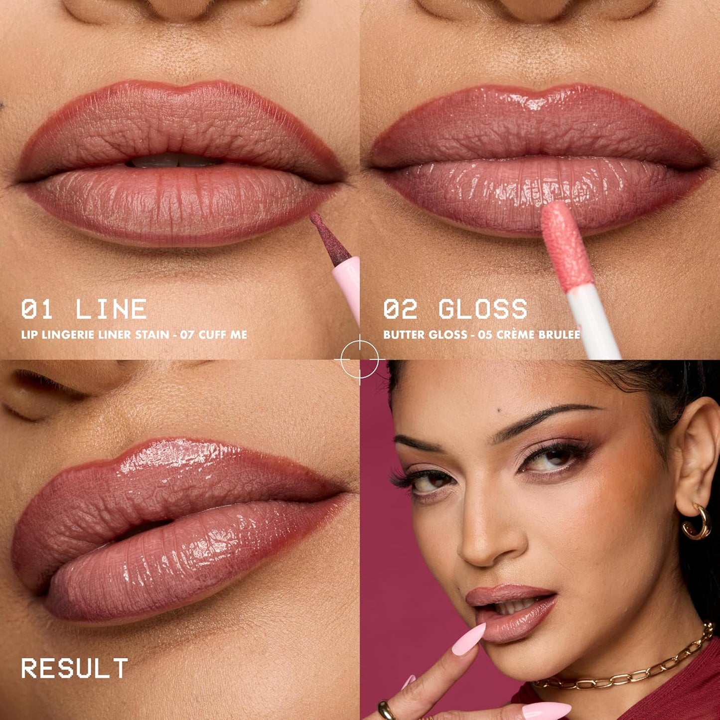 NYX PROFESSIONAL MAKEUP Lip Lingerie Liner Stain — Self-Care Beauty Ritual, Hydrating Glycerin Lip Stain for Mindful Routines