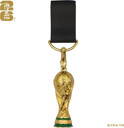 Official FIFA World Cup 2026 Office Lanyard with Trophy Charm - Professional ID Holder for Workplaces, Conferences and Event Staff Areas