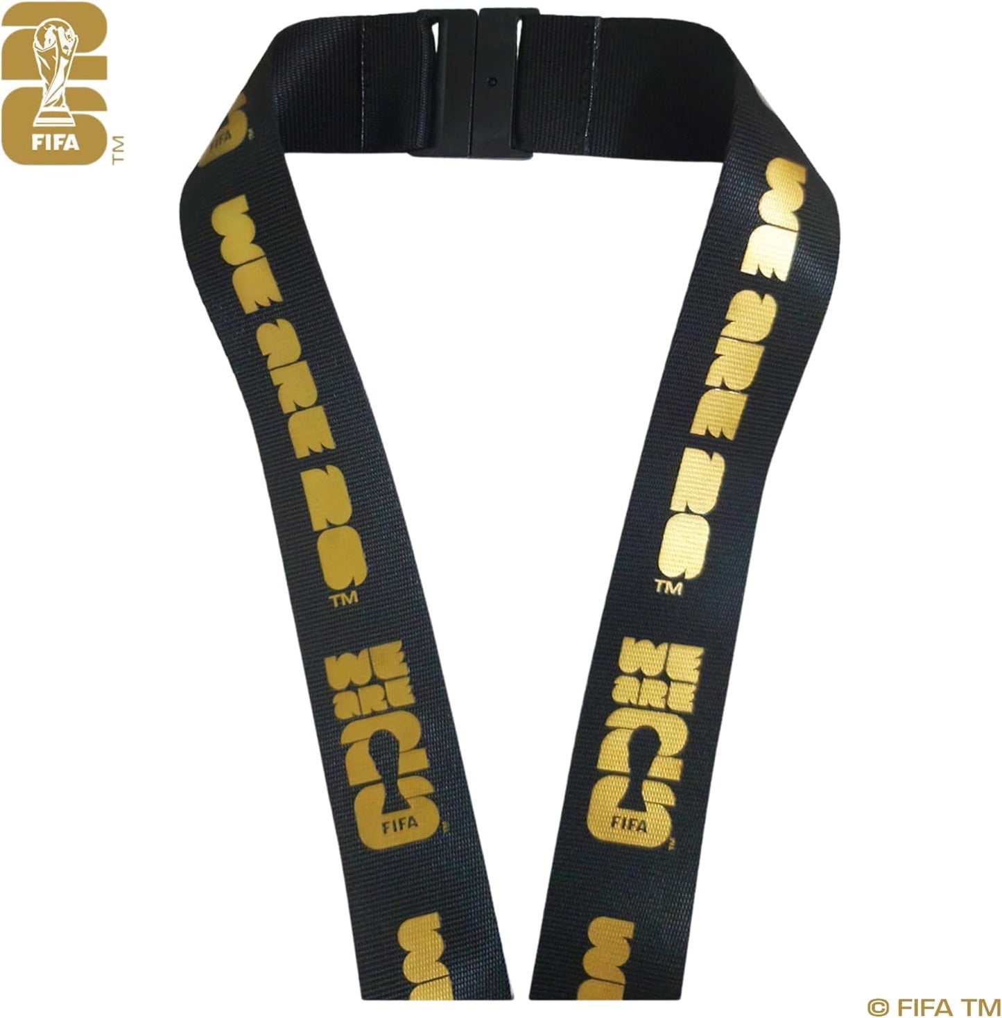 Official FIFA World Cup 2026 Office Lanyard with Trophy Charm - Professional ID Holder for Workplaces, Conferences and Event Staff Areas