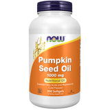 NOW Supplements Pumpkin Seed Oil 1000 mg – GMP A-Rated, ISO-Tested Softgels for Verified Purity and Potency