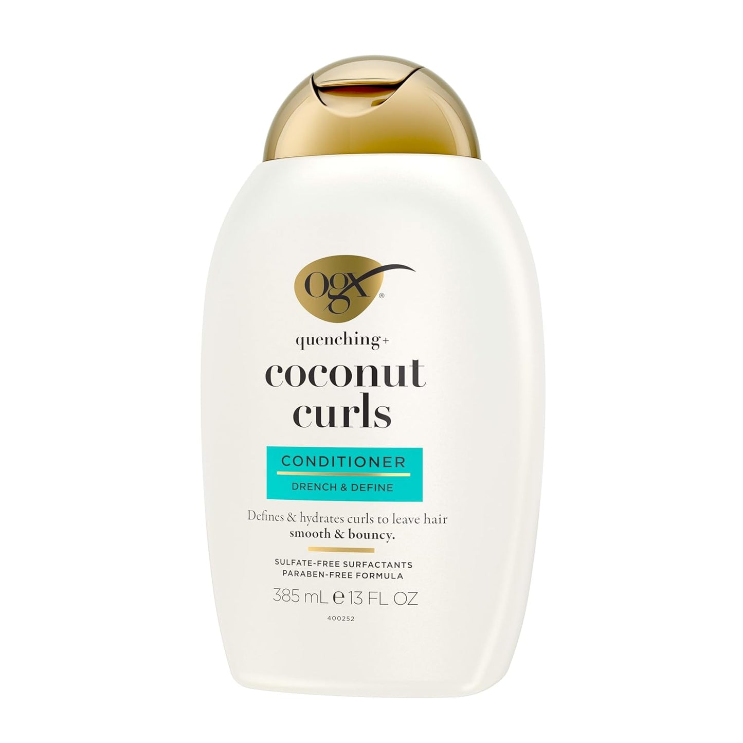 OGX Coconut Curls Conditioner – Indulgent Curly Hair Care with Coconut Water and White Orange Notes, Value Duo