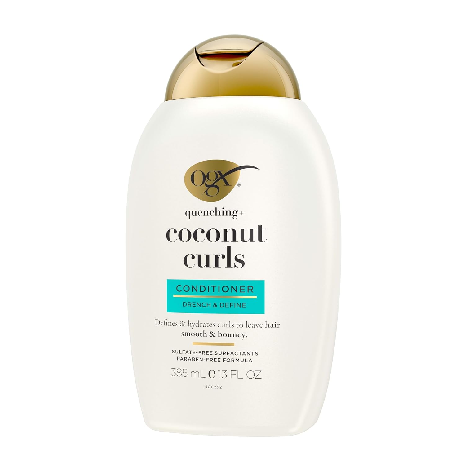 OGX Coconut Curls Conditioner – Indulgent Curly Hair Care with Coconut Water and White Orange Notes, Value Duo