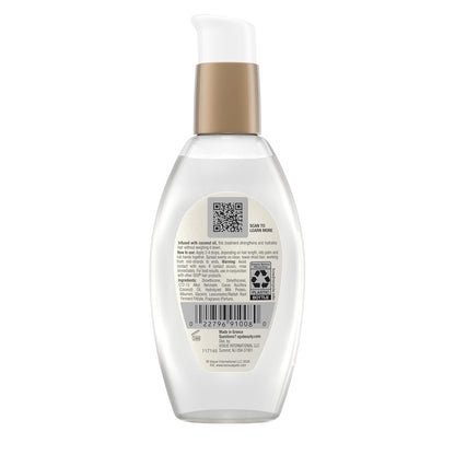 OGX Coconut Milk Anti-Breakage Serum, 4 Fl Oz – Fragrance-Rich Leave-In Serum for an Indulgent Sensory Self-Care Moment