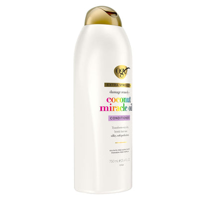 OGX Coconut Miracle Oil Conditioner – Paraben-Free, Sulfate-Free Formula for Sensitive Scalps