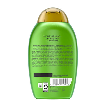 OGX Extra Strength Rosemary Mint Conditioner – Self-Care Scalp Care for Oily Hair, Daily Nourishing Ritual