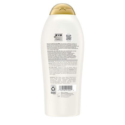 OGX Nourishing + Coconut Milk Conditioner – Clean Formula for Kids & Family Bathrooms, 25.4 fl oz