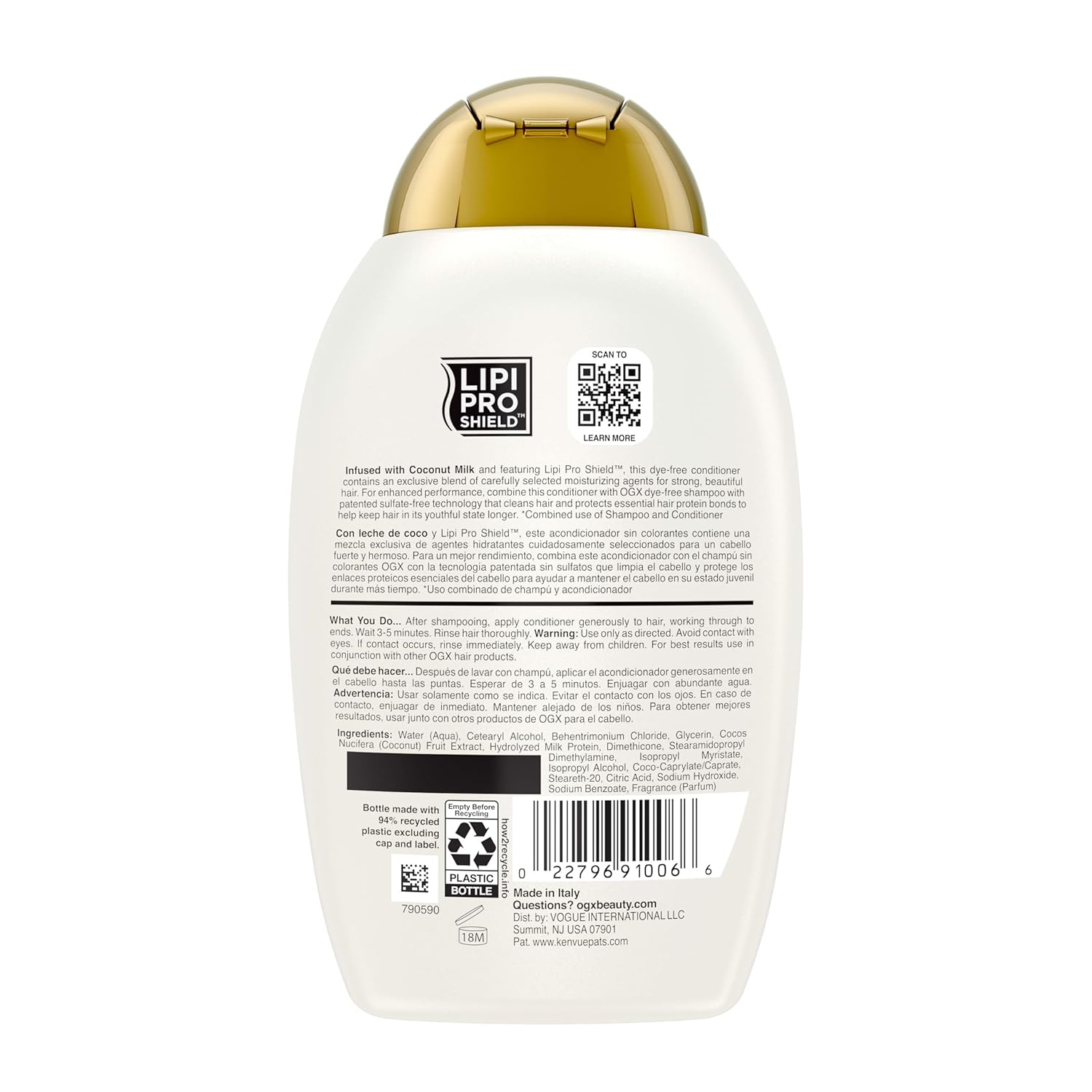 OGX Nourishing + Coconut Milk Conditioner – Thoughtful Birthday Gift for Her, Tropical Hydrating Hair Care Set