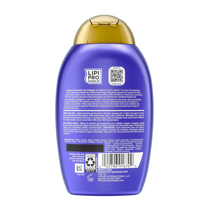 OGX Thick & Full Biotin & Collagen Volumizing Shampoo – Self-Care Haircare Ritual for Fine Hair, Sulfate-Free 13 fl oz