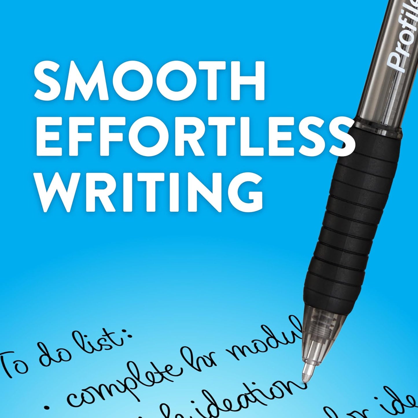 oil-based vivid blue ink for consistent, dependable strokes