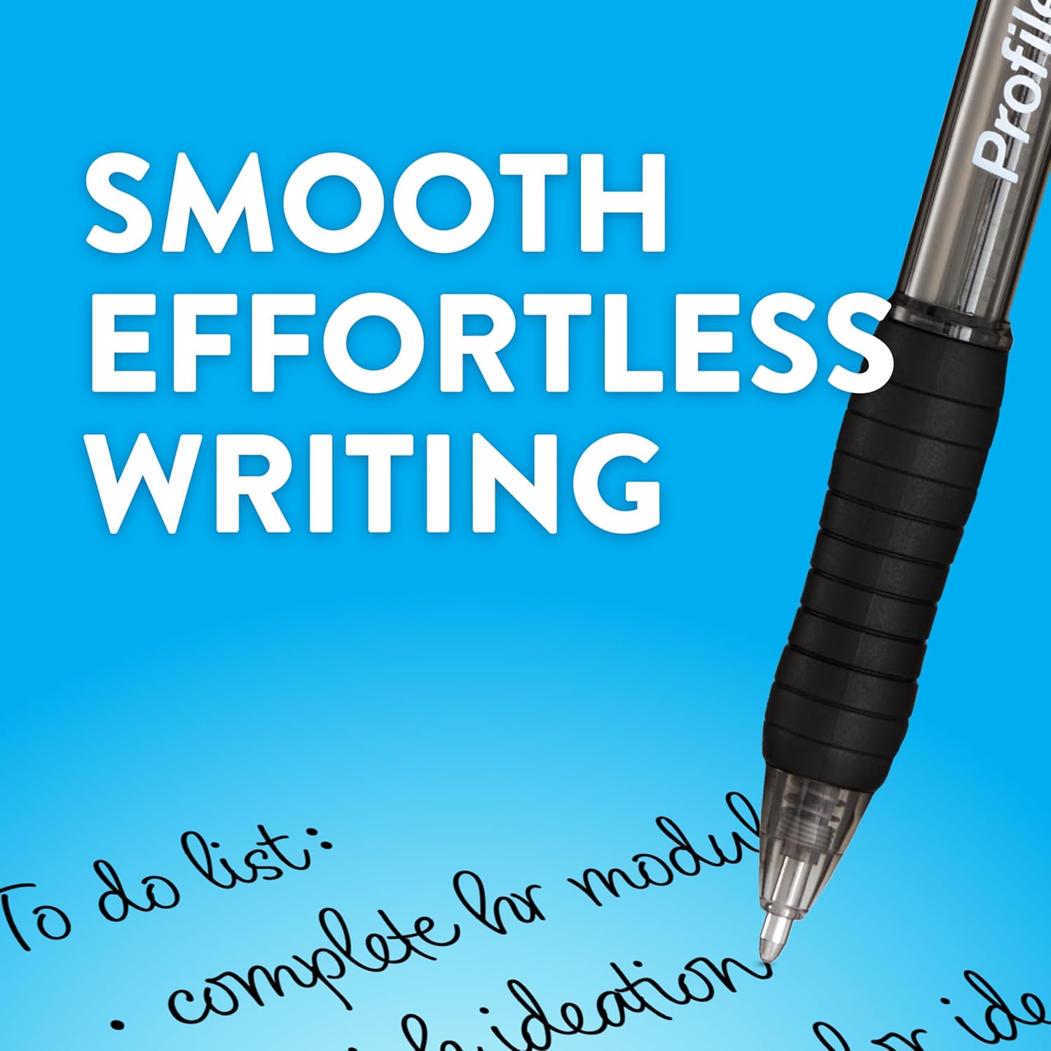 oil-based vivid blue ink for consistent, dependable strokes