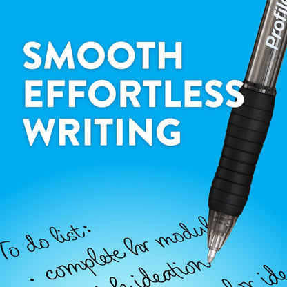 oil-based vivid blue ink for consistent, dependable strokes