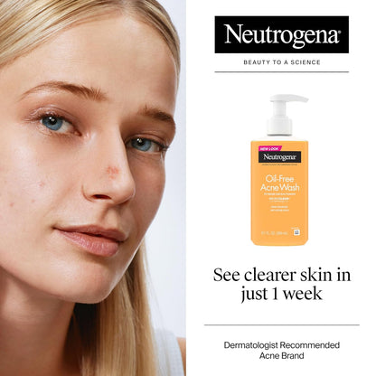oil-free and non-comedogenic gel formula that rinses clean without residue