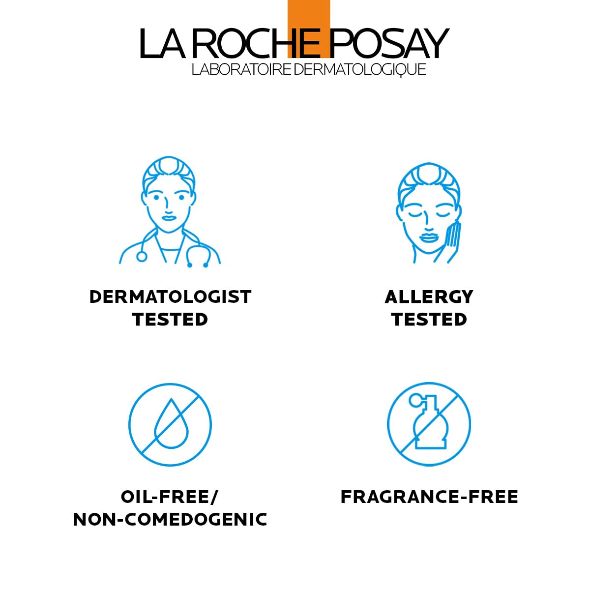 oil-free, non-comedogenic lotion formula suitable for oily and sensitive skin