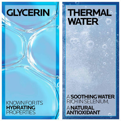 oil-free, unscented, water-like texture suitable for sensitive and combination skin