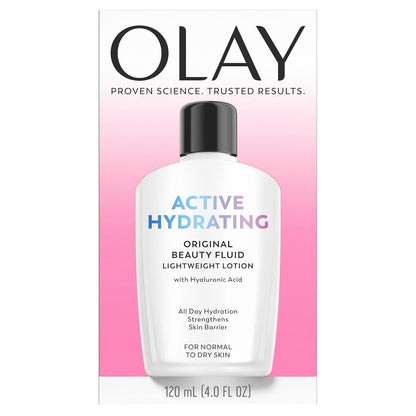 Olay Facial Moisturizer – Lightweight Hydrating Fluid for Effortless Daily Skincare