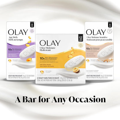 Olay Luxury Moisturizing Beauty Bar – Premium Shea Butter Cleanser for Elevated Skincare