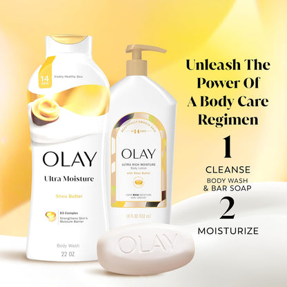 Olay Luxury Moisturizing Beauty Bar – Premium Shea Butter Cleanser for Elevated Skincare