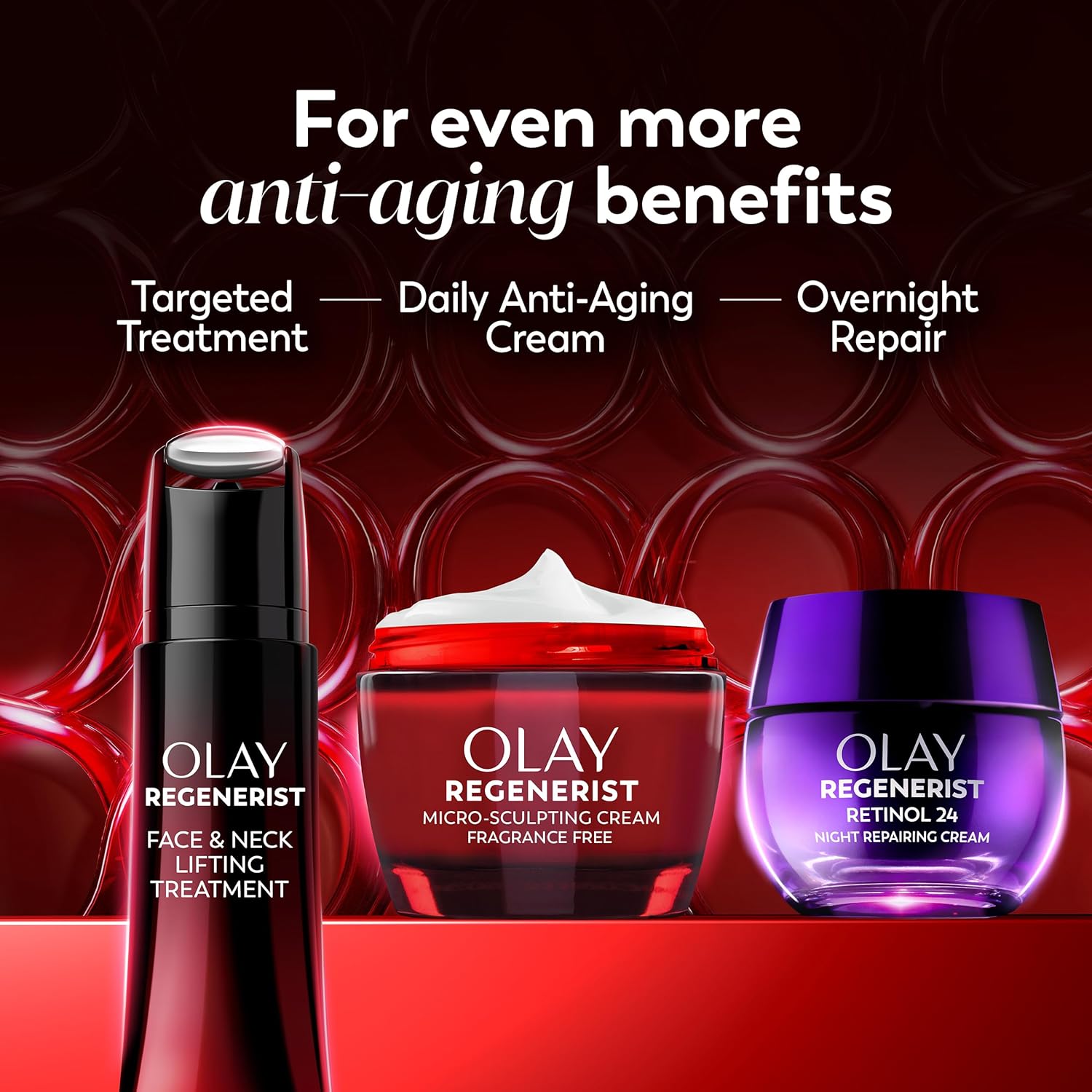 Olay Regenerist Micro-Sculpting Premium Anti-Aging Moisturizer with Triple Collagen