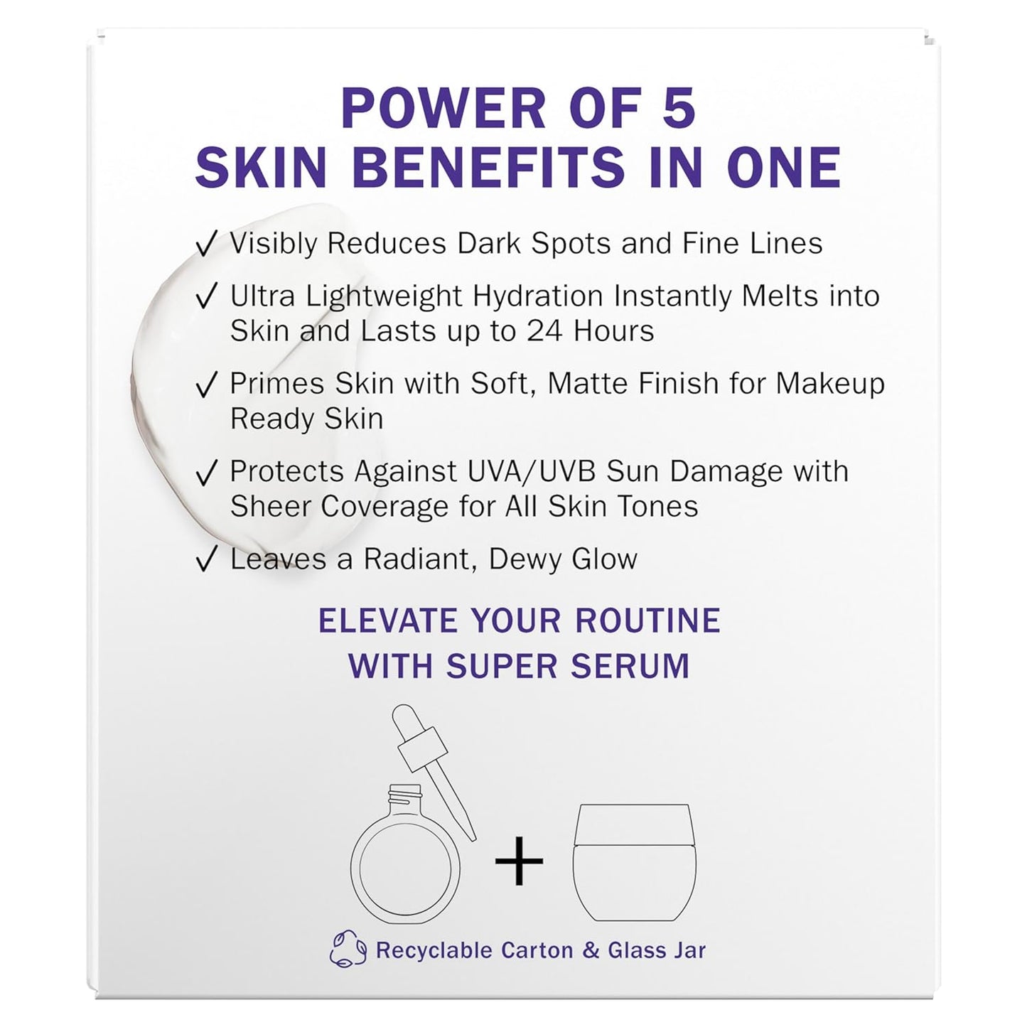 Olay Super Cream with Sunscreen SPF 30 – All-in-One Lightweight Face Moisturizer, No White Cast
