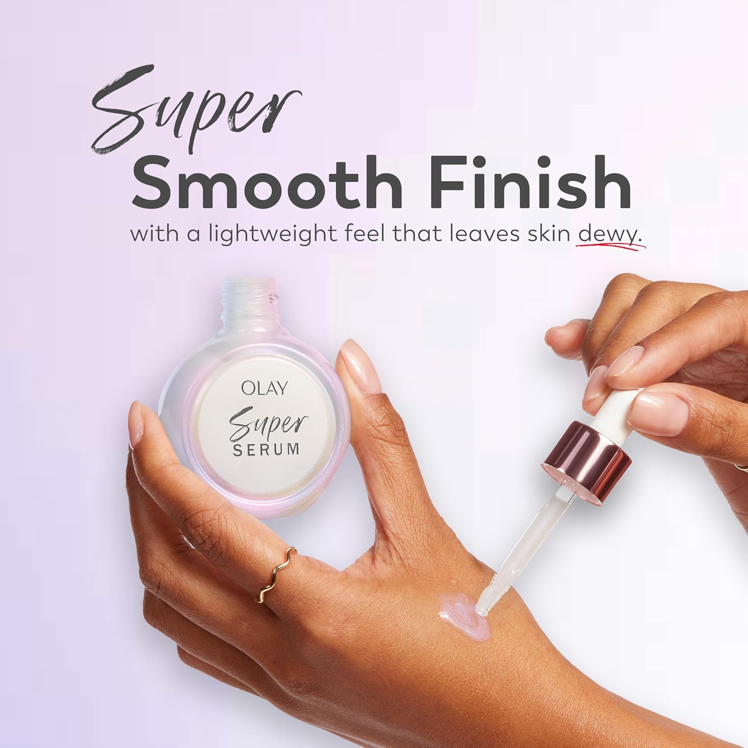 Olay Super Serum – Clean 5-in-1 Face Formula, Effortless Single-Step Anti-Aging