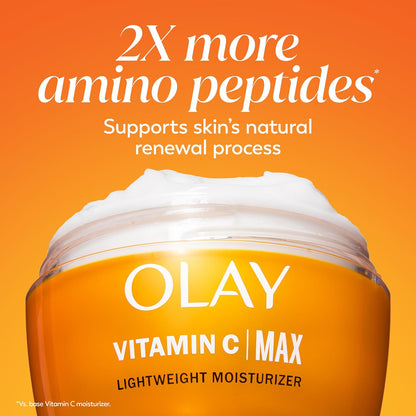 Olay Vitamin C MAX Face Moisturizer Gift Set – Brightening Skincare for Mom, Her Birthday Present