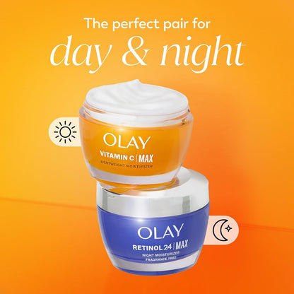 Olay Vitamin C MAX Face Moisturizer Gift Set – Brightening Skincare for Mom, Her Birthday Present