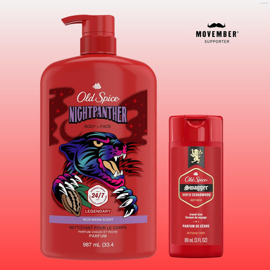 old spice 3x defense technology focused on cleaning, lathering, and lasting scent