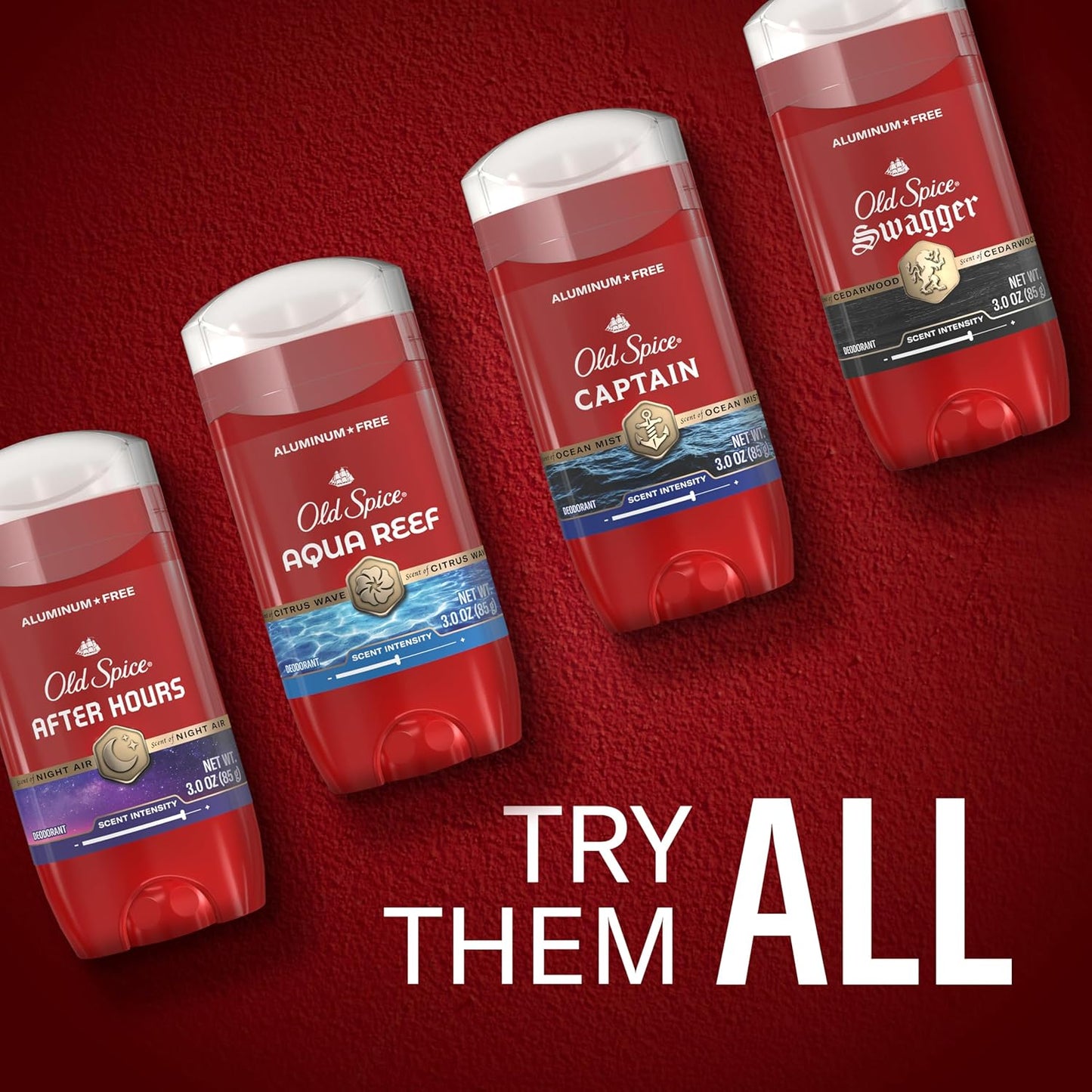 Old Spice Aluminum-Free Deodorant Aqua Reef — Clean Post-Workout Grooming Ritual, 48-Hour Odor Protection for Active Men