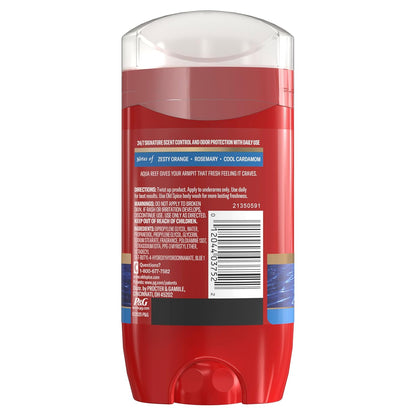 Old Spice Aluminum-Free Deodorant Aqua Reef — Skin-Friendly Odor Protection for Sensitive Users, 48-Hour Aluminum-Free Formula