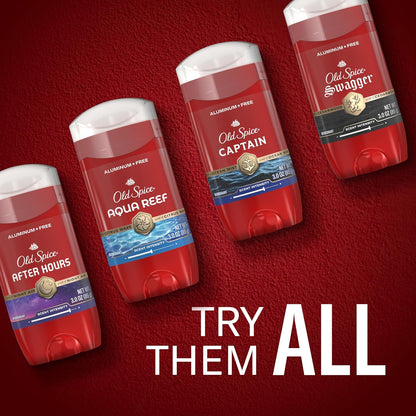 Old Spice Aluminum-Free Deodorant Aqua Reef — Skin-Friendly Odor Protection for Sensitive Users, 48-Hour Aluminum-Free Formula