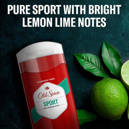 Old Spice Aluminum Free Deodorant for Men – Clean Sport Scent Stick for a Mindful Morning Grooming Routine
