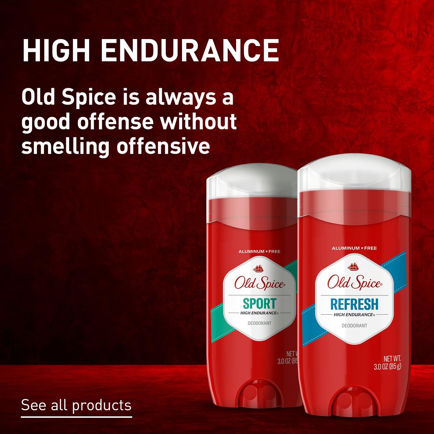 Old Spice Aluminum Free Deodorant for Men – Clean Sport Scent Stick for a Mindful Morning Grooming Routine