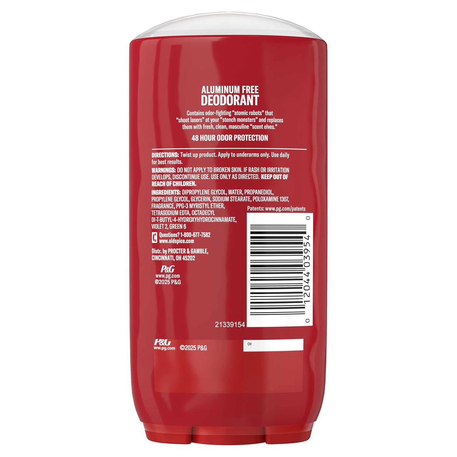 Old Spice Aluminum Free Deodorant for Men, High Endurance Pure Sport, Clean-Scent Daily Ritual for Mindful Morning Routines, 3.0 oz (Pack of 2)