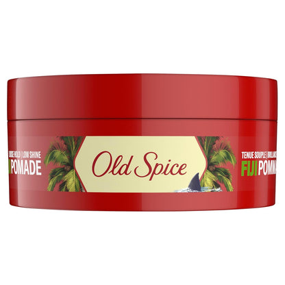 Old Spice Fiji Hair Pomade for Men – Daily Self-Care Grooming Ritual, Matte Finish 2.22 oz