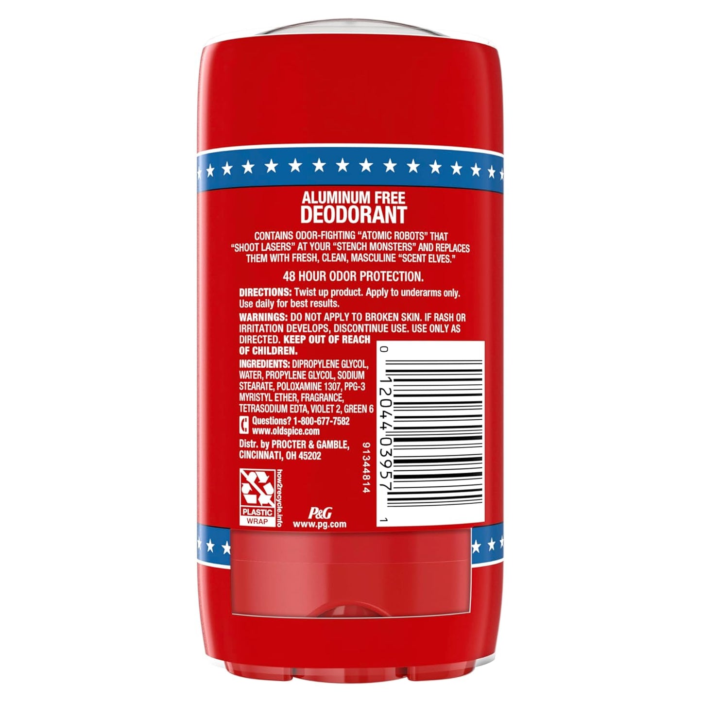 Old Spice High Endurance Aluminum-Free Deodorant for Men, Skin-Safe Fresh Scent Twin Pack for Sensitive Daily Wear