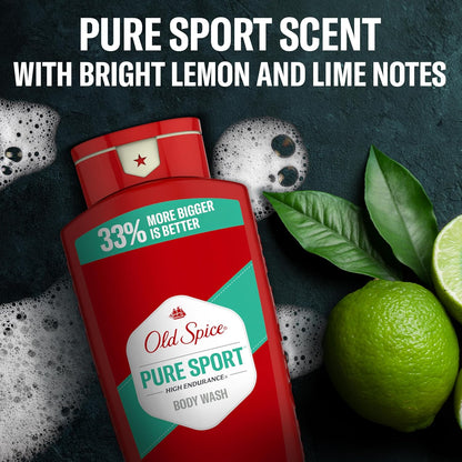 Old Spice High Endurance Body Wash for Men – Practical Birthday Gift for Him, 4-Pack Long-Lasting Shower Set