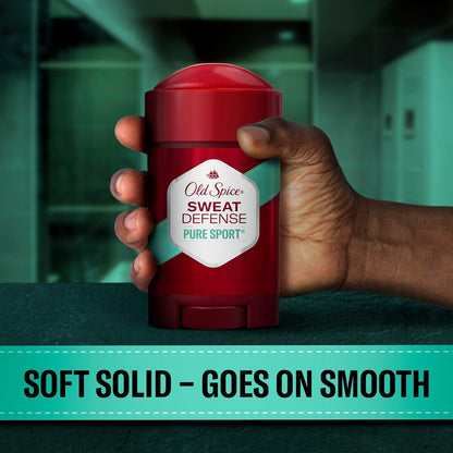 Old Spice Pure Sport Plus Antiperspirant – Practical Stocking Stuffer and Birthday Gift for Men, 2.6 oz Twin Pack